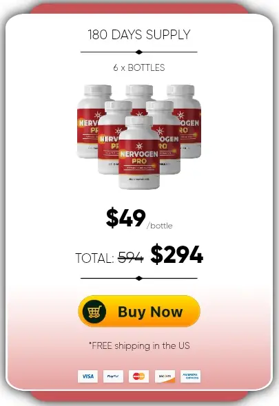 Nervogen Pro order 6 bottles